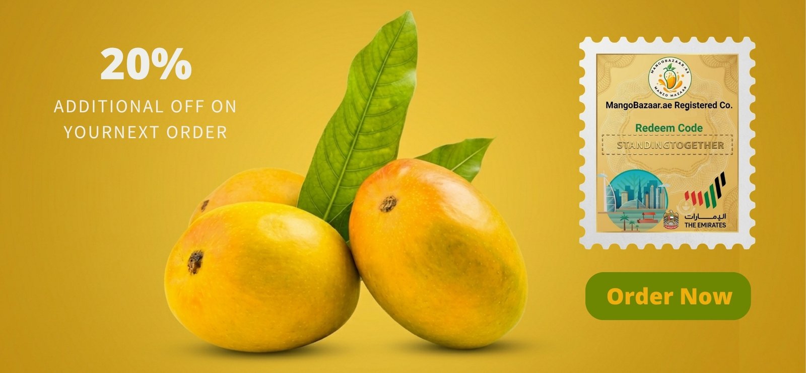 Dubai’s Freshest Fruits – Only at Mango Bazar her section banner